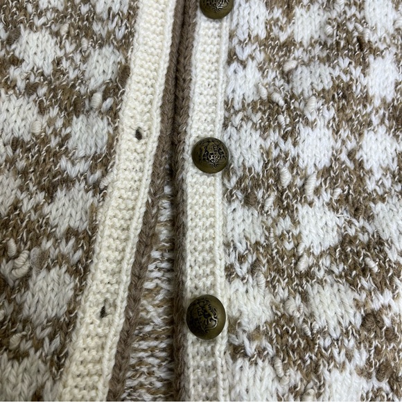 Peruvian Connection Vintage Merino Wool‎ Handknit Cardigan - Picture 8 of 8